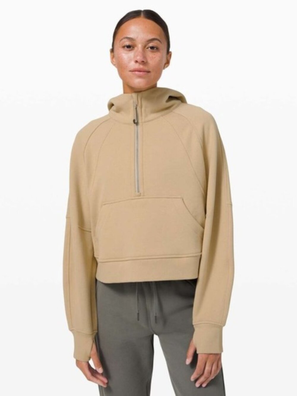 Lululemon Scuba Oversized 1/2 Zip Hoodie - Trench